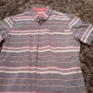 7 Diamonds Striped Short Sleeve XL